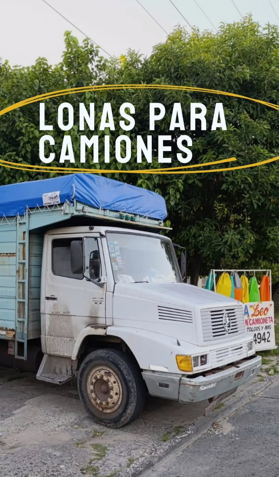 Lona para camión Mercedes