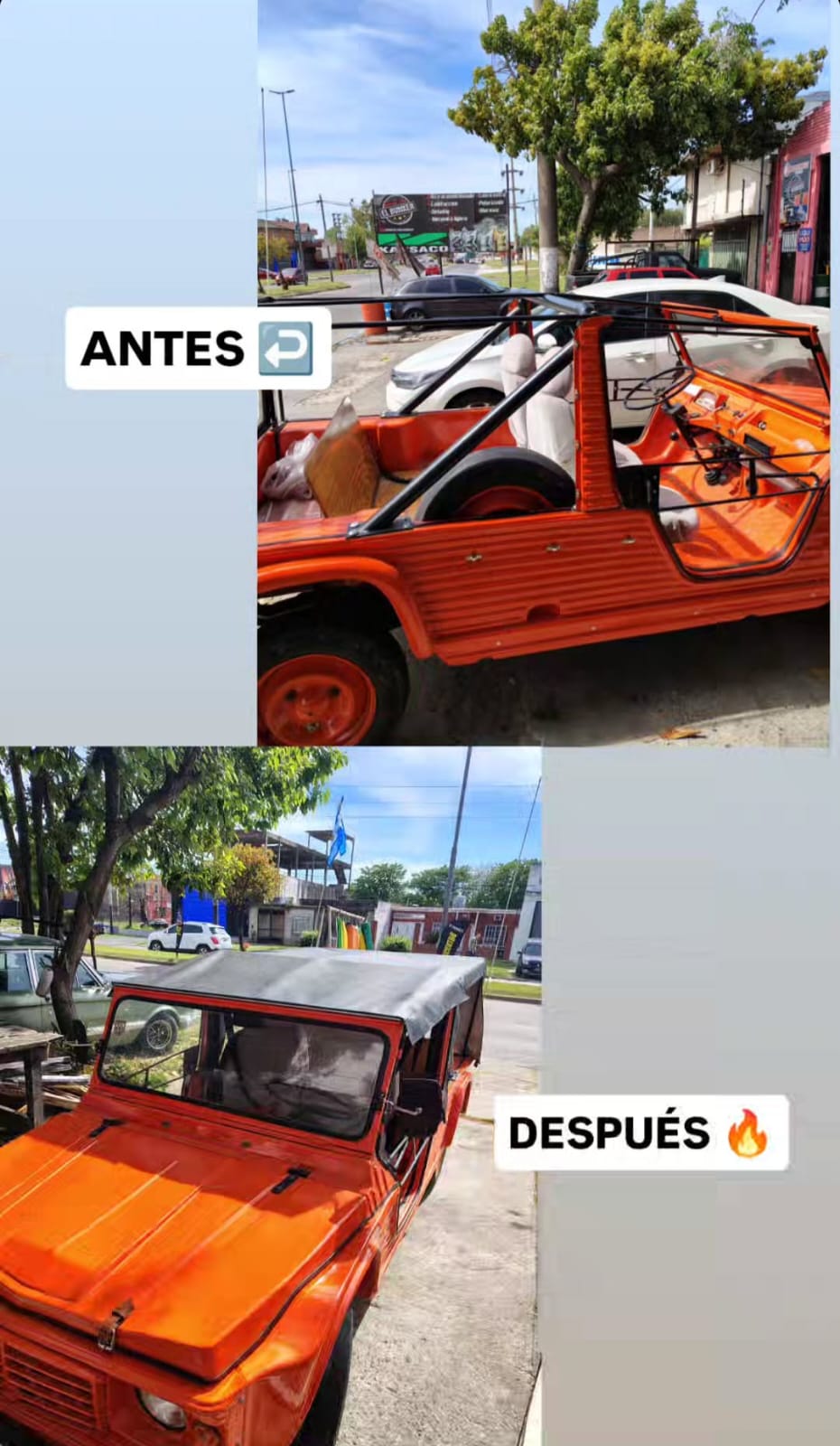 Restauración Citroën Mehari